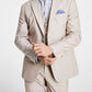 Tommy Hilfiger Men's Modern Fit Th Flex Stretch Chambray Suit Separate Jacket Beige Size 42