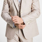 Tommy Hilfiger Men's Modern Fit Th Flex Stretch Chambray Suit Separate Jacket Brown Size 44