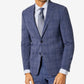 Calvin Klein Men's Skinny Fit Infinite Stretch Solid Suit Jacket Blue Size 42