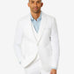Tommy Hilfiger Men's Modern-Fit Th Flex Stretch Chambray Suit Separate Jacket White Size 40