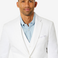 Tommy Hilfiger Men's Modern-Fit Th Flex Stretch Chambray Suit Separate Jacket White Size 40