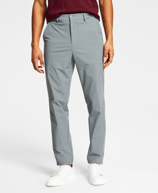 Calvin Klein Men's Slim Fit Tech Solid Performance Dress Pants Gray Size 34X32