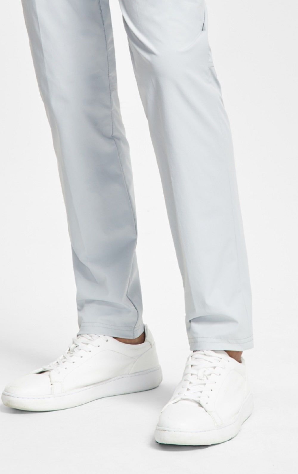 Calvin Klein Men's Slim Fit Tech Solid Performance Dress Pants Gray Size 36X32