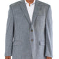 Ralph Lauren Men's Plaid Classic Fit Two Button Blazer Gray Size 38