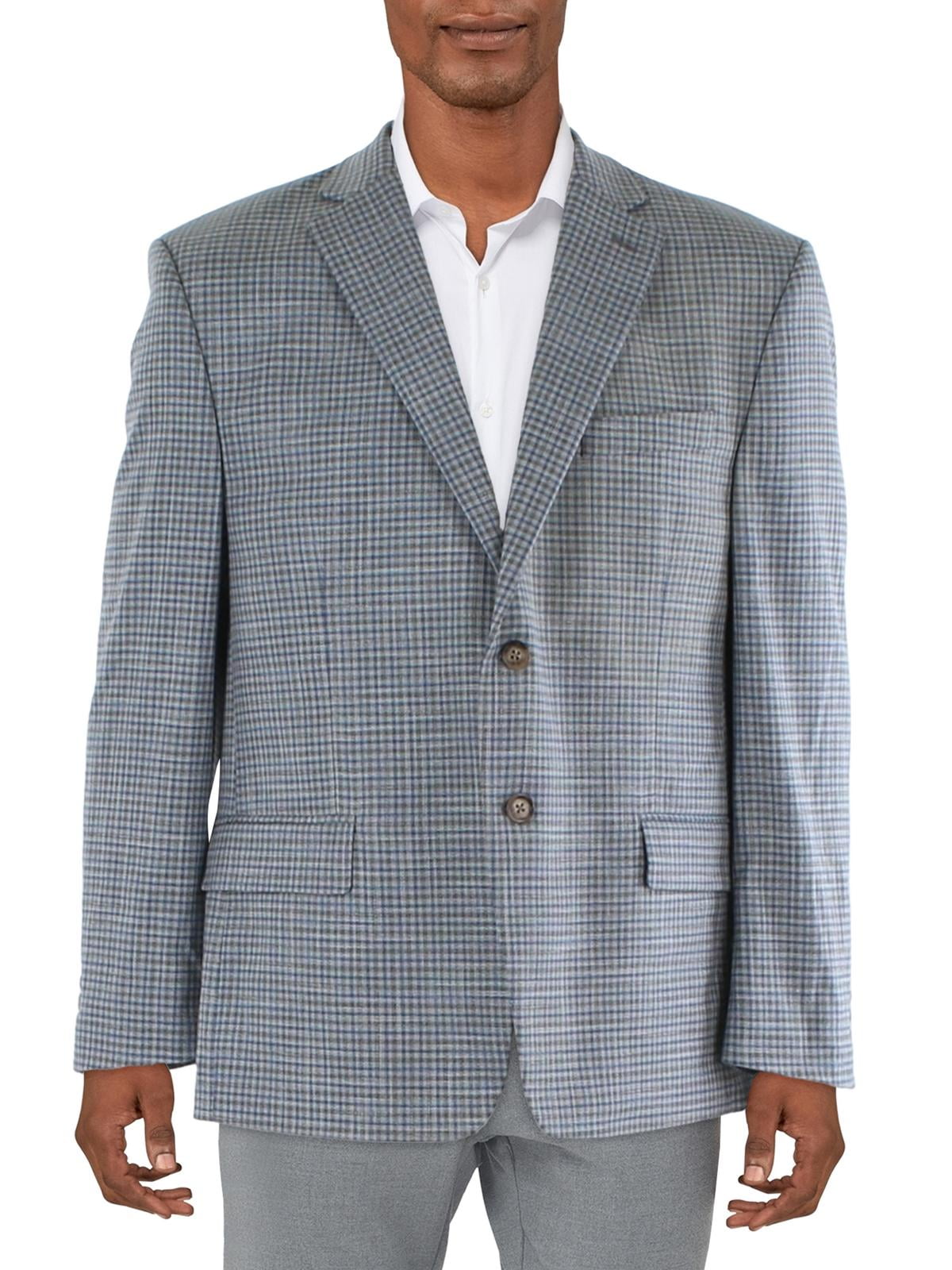 Ralph Lauren Men's Ultraflex Check Blazer Gray Size 44