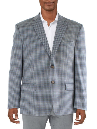 Ralph Lauren Men's Ultraflex Check Blazer Gray Size 44