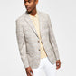 Tommy Hilfiger Men's Modern Fit Plaid Blazer Brown Size 40