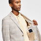 Tommy Hilfiger Men's Modern Fit Plaid Blazer Brown Size 40