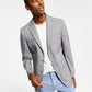Tommy Hilfiger Men's Modern Fit Check Blazer Gray Size 42