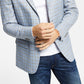 Tommy Hilfiger Men's Modern Fit Check Blazer Gray Size 36