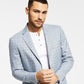 Tommy Hilfiger Men's Modern Fit Check Blazer Gray Size 46