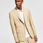 Alfani Men's Slim Fit Stretch Solid Suit Jacket Brown Size 44