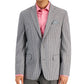 Bar III Men's Slim Fit Patterned Blazer Gray Size 44