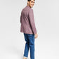 Bar III Men's Slim Fit Textured Blazer Purple Size 42