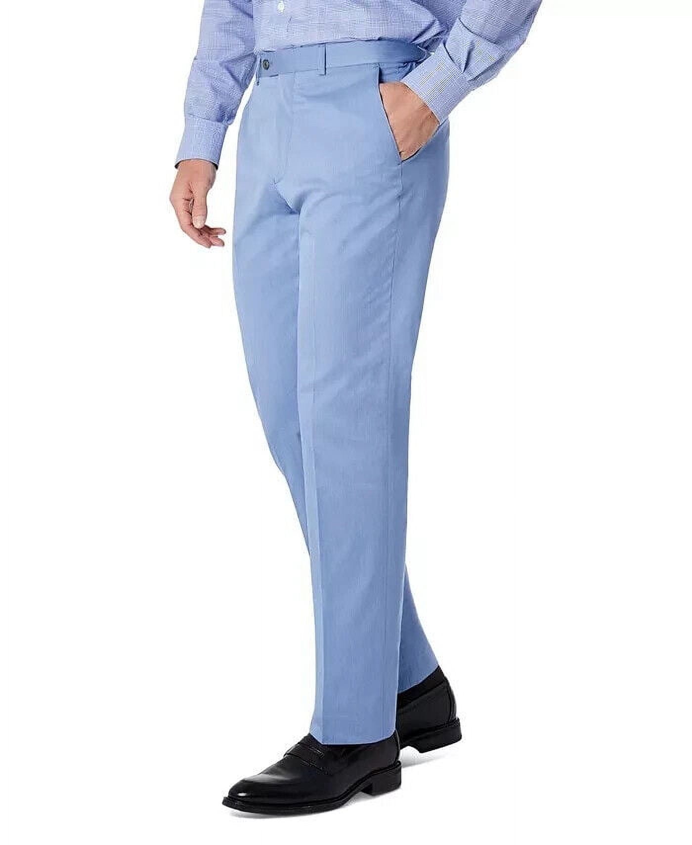 Sean John Men's Classic Fit Solid Suit Pants Blue Size 40X32