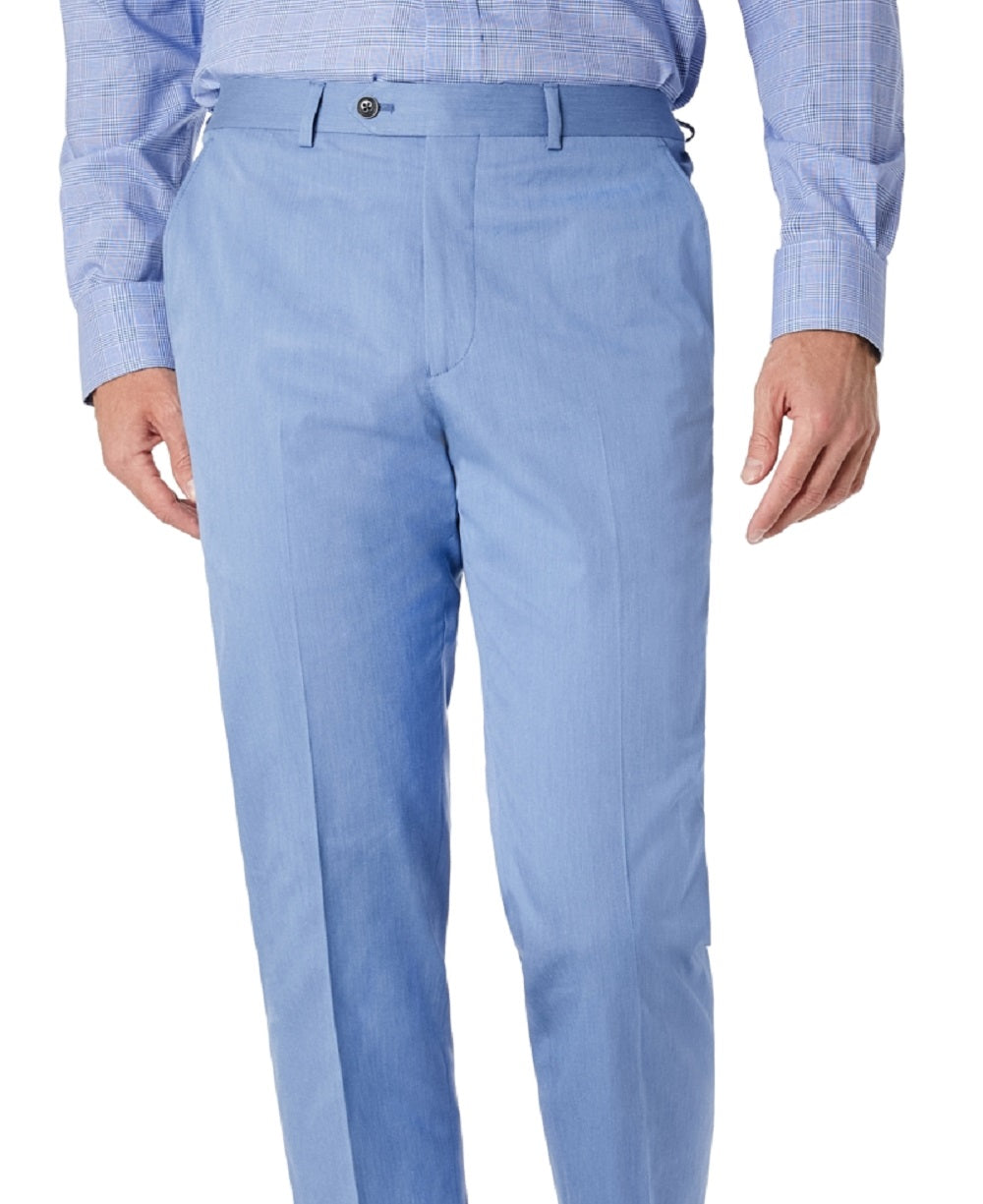 Sean John Men's Classic Fit Solid Suit Pants Blue Size 44X32