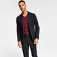 Calvin Klein Men's Slim Fit Stretch Solid Sport Coat Black Size 44