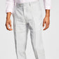 Bar III Men's Slim Fit Textured Linen Suit Separate Pant Gray Size 34X30