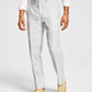 Bar III Men's Slim Fit Textured Linen Suit Separate Pant Gray Size 34X34