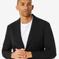Michael Kors Men's Modern Fit Stretch Solid Suit Jacket Black Size 44
