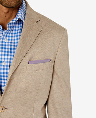 Tallia Men's Slim Fit Knit Suit Jacket Brown Size 38