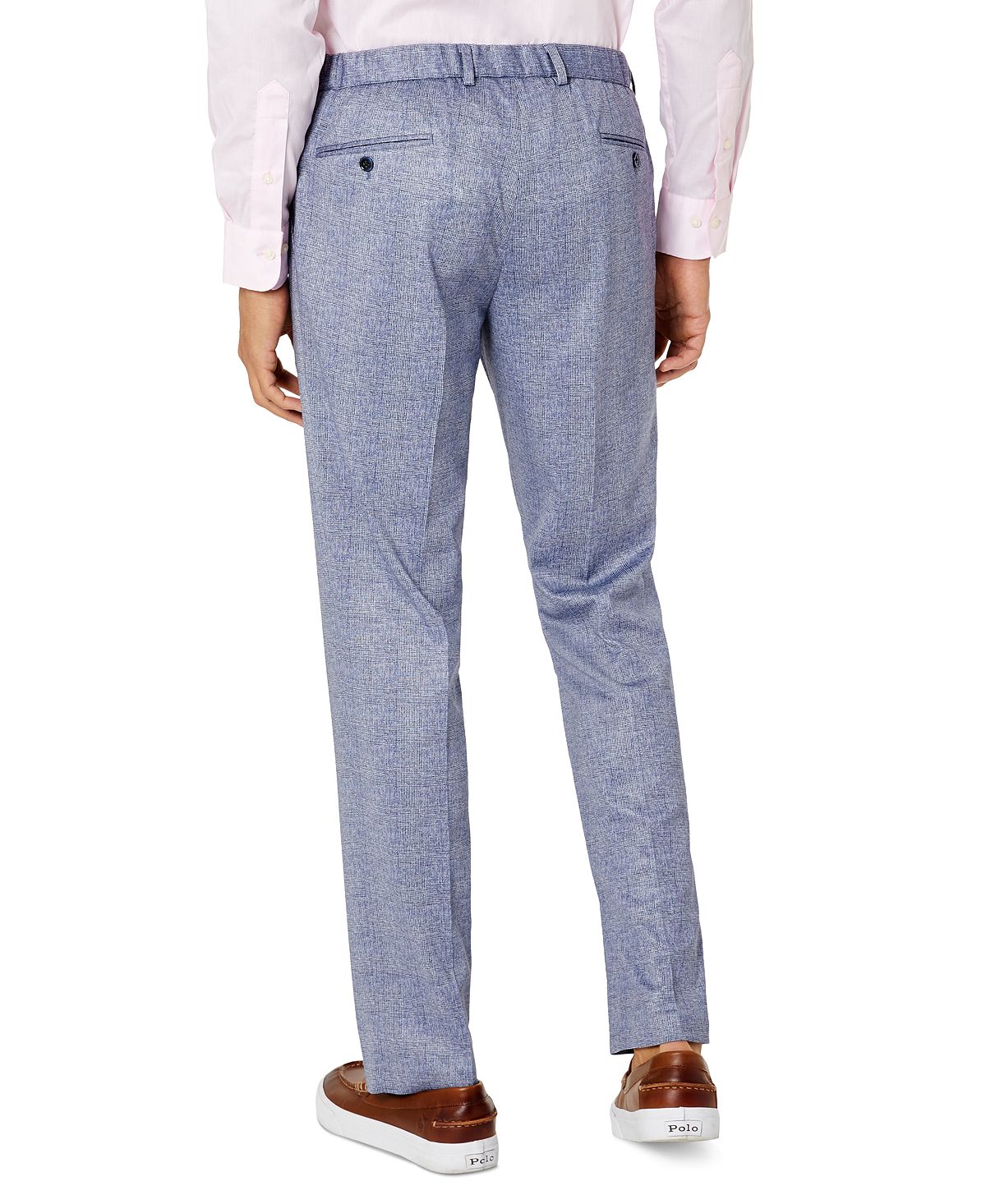 Tallia Men's Slim Fit Knit Suit Pants Blue Size 30X30