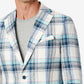 Tallia Men's Slim Fit Multicolor Plaid Blazer Blue Size 38