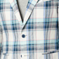 Tallia Men's Slim Fit Multicolor Plaid Blazer Blue Size 40