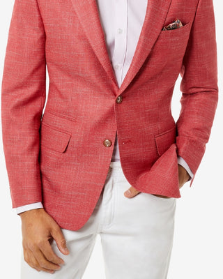 Tallia Men's Slim Fit Blazer Pink Size 44