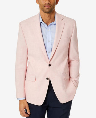 Club Room Men's Classic Fit Solid Sport Coat Pink Size 40