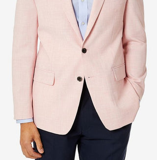 Club Room Men's Classic Fit Solid Sport Coat Pink Size 40