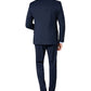 Izod Men's Classic Fit Suits Blue Size 40