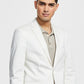 Bar III Men's Slim Fit Stretch Solid Suit Jacket White Size 44