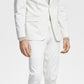 Bar III Men's Slim Fit Stretch Solid Suit Jacket White Size 44