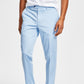 Bar III Men's Slim Fit Cotton Stretch Solid Suit Separate Pants Blue Size 30X30