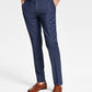 Bar III Men's Slim Fit Solid Suit Pants Blue Size 32X34