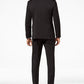 Kenneth Cole Reaction Men's Slim Fit Ready Flex Tuxedo Suit Black Size 46