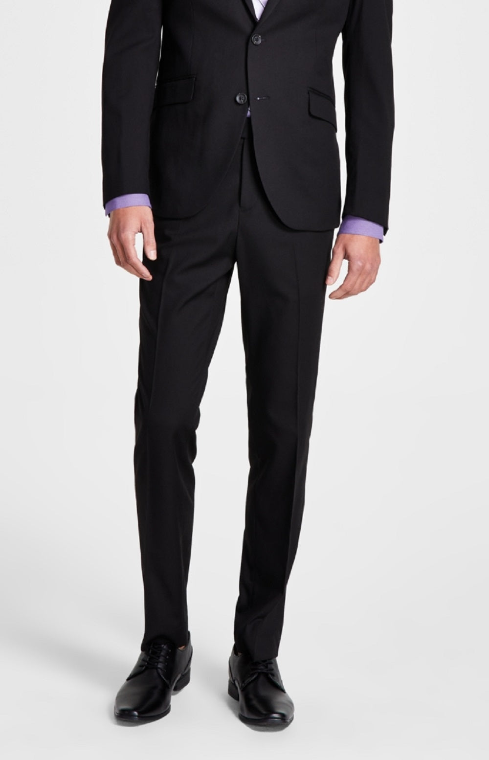 Kenneth Cole Reaction Men's Ready Flex Slim Fit Suit Black Size 42