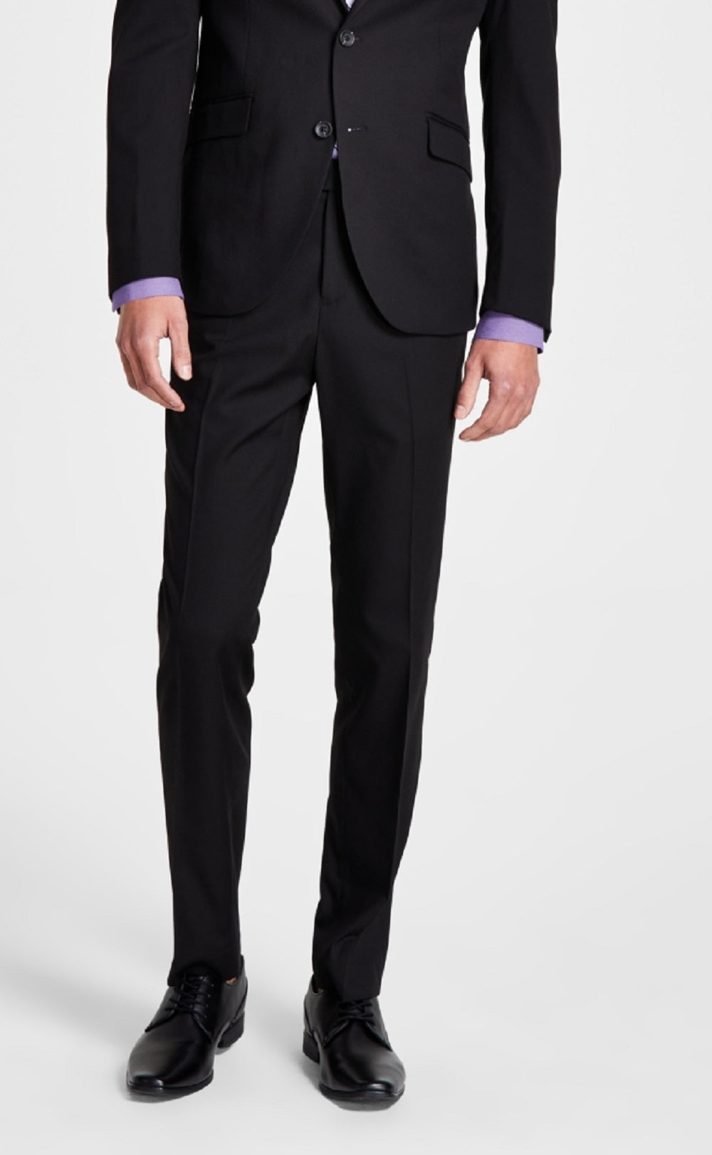 Kenneth Cole Reaction Men's Ready Flex Slim Fit Suit Black Size 48