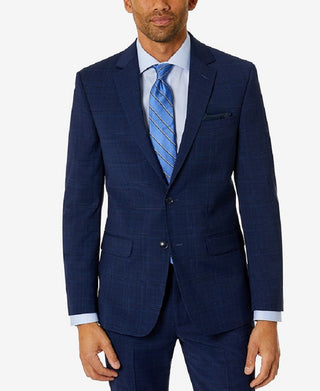 Bar III Men's Skinny Fit Suit Separate Jacket Blue Size 38