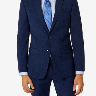 Bar III Men's Skinny Fit Suit Separate Jacket Blue Size 38