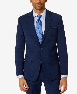 Bar III Men's Skinny Fit Suit Separate Jacket Blue Size 40