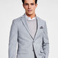 Bar III Men's Skinny Fit Sharkskin Suit Jacket Gray Size 40