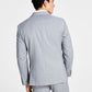 Bar III Men's Skinny Fit Sharkskin Suit Jacket Gray Size 40