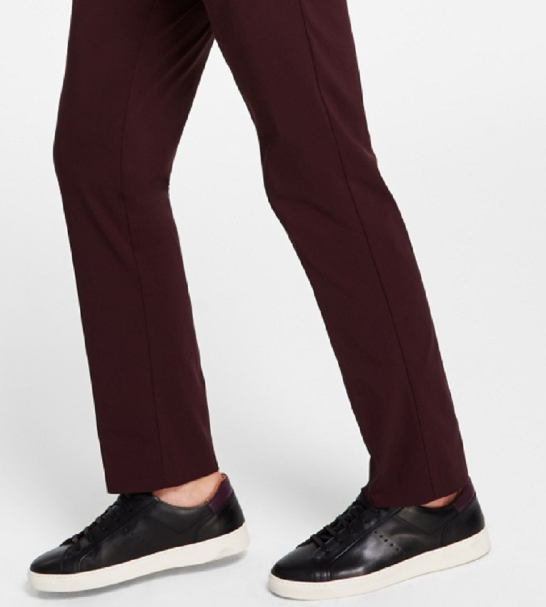 Tommy Hilfiger Men's Modern Fit Th Flex Stretch Comfort Pants Red Size 36X32