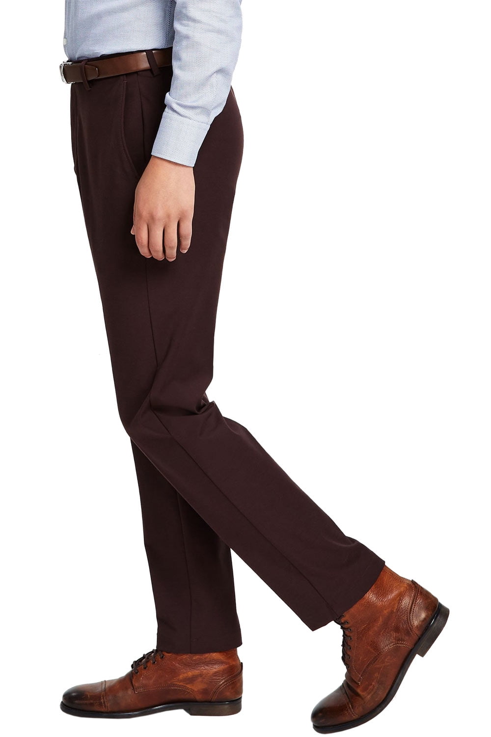Ralph Lauren Men's Classic Fit Cotton Stretch Dress Pants Brown Size 38