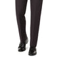 Calvin Klein Men's Skinny Fit Tonal Plaid Wool Dress Pants Brown Size 32X34