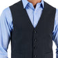 Tommy Hilfiger Men's Modern Fit Th Flex Stretch Solid Suit Vest Black Size X-Large