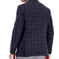 Tommy Hilfiger Men's Modern Fit Check Sport Coat Blue Size 42