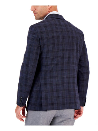 Tommy Hilfiger Men's Modern Fit Check Sport Coat Blue Size 42
